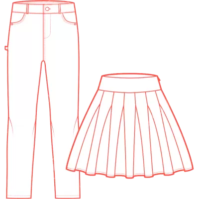 Image for category Pants, Skirts