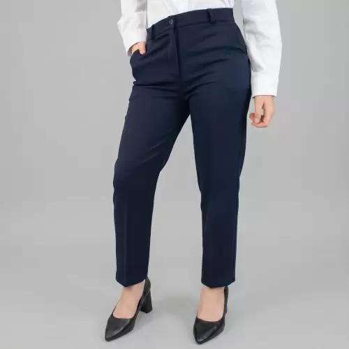 Pantaloni ajustați cu talia înaltă